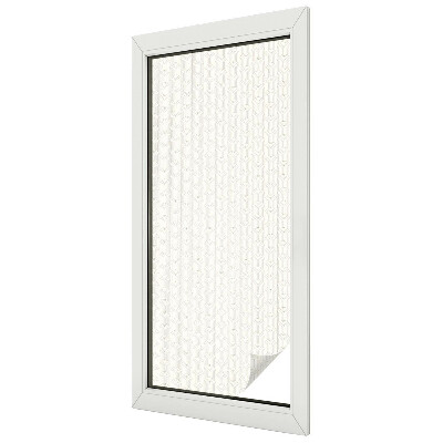 Witraż przyklejany na okno folia matowa Delikatny łuk