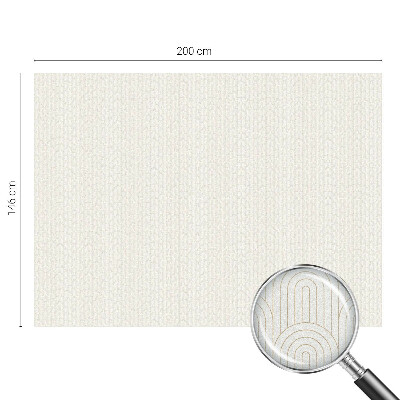 Witraż przyklejany na okno folia matowa Delikatny łuk