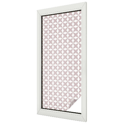 Naklejka witraż na szybę mleczna Geometria harmonii