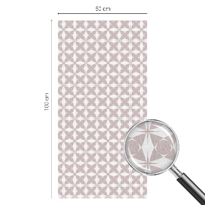 Naklejka witraż na szybę mleczna Geometria harmonii