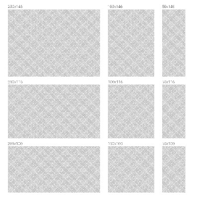 Witraż przyklejany na okno folia matowa Geometryczna elegancja