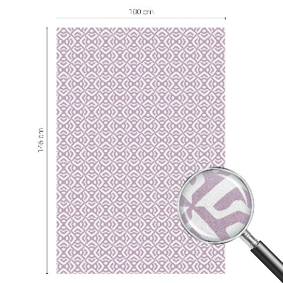 Folia okienna dekoracyjna witraż Fioletowe kształty