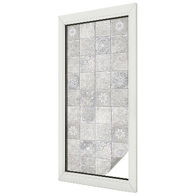 Folia mleczna na okno wzór witraż Dekoracyjna ceramika