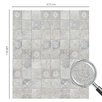 Folia mleczna na okno wzór witraż Dekoracyjna ceramika