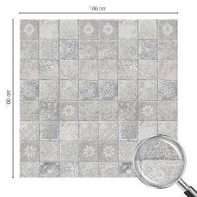 Folia mleczna na okno wzór witraż Dekoracyjna ceramika