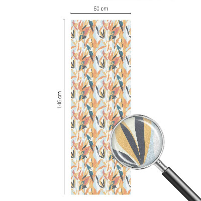 Folia okienna dekoracyjna witraż Botaniczna energia