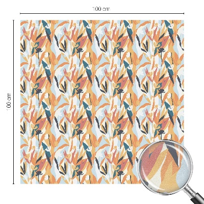 Folia okienna dekoracyjna witraż Botaniczna energia