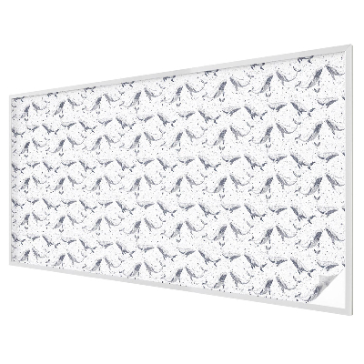 Folia mleczna na okno wzór witraż Morskie stworzenia