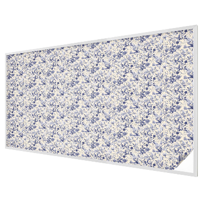 Witraż przyklejany na okno folia matowa Kwiatowa symetria