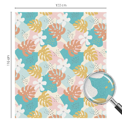 Folia okienna dekoracyjna witraż Egzotyczna natura