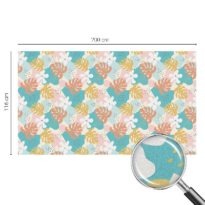 Folia okienna dekoracyjna witraż Egzotyczna natura