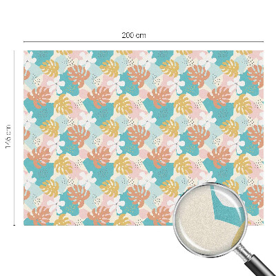 Folia okienna dekoracyjna witraż Egzotyczna natura