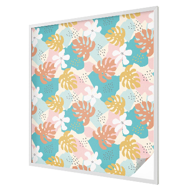 Folia okienna dekoracyjna witraż Egzotyczna natura