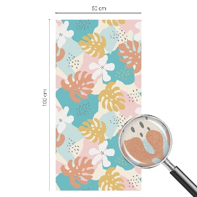 Folia okienna dekoracyjna witraż Egzotyczna natura