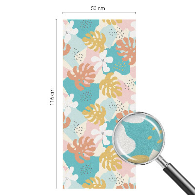 Folia okienna dekoracyjna witraż Egzotyczna natura