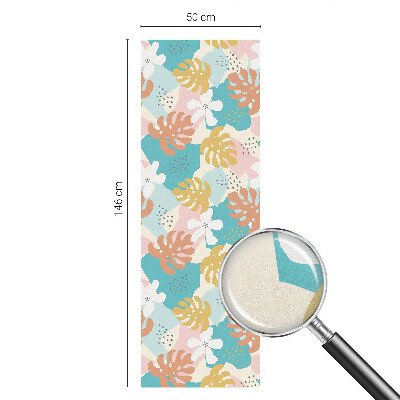 Folia okienna dekoracyjna witraż Egzotyczna natura