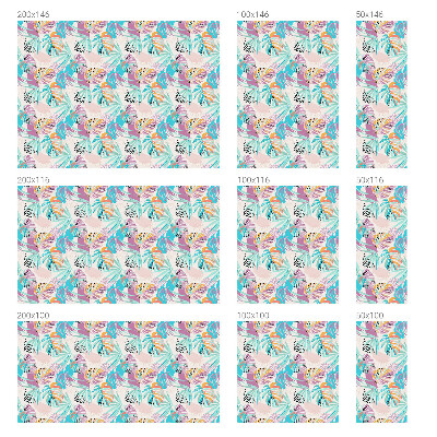 Naklejka witraż na szybę mleczna Abstrakcyjna dżungla