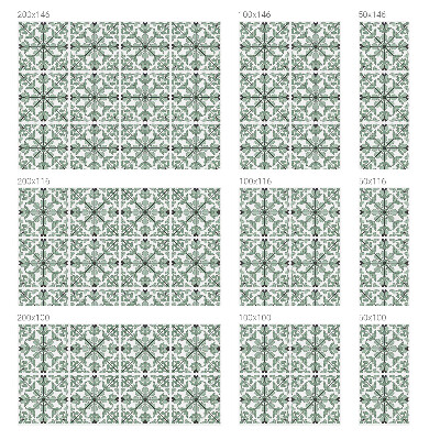 Folia mleczna na okno wzór witraż Roślinny wzór