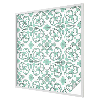 Witraż przyklejany na okno folia matowa Klasyczne ornamenty