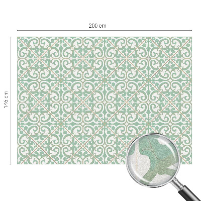 Folia mleczna na okno wzór witraż Klasyczna elegancja