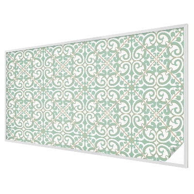 Folia mleczna na okno wzór witraż Klasyczna elegancja