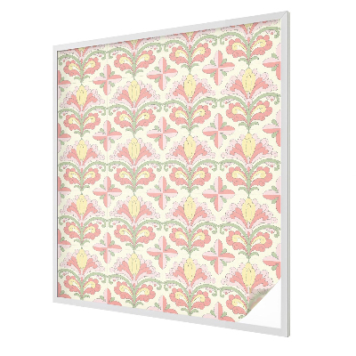 Witraż przyklejany na okno folia matowa Roślinna elegancja