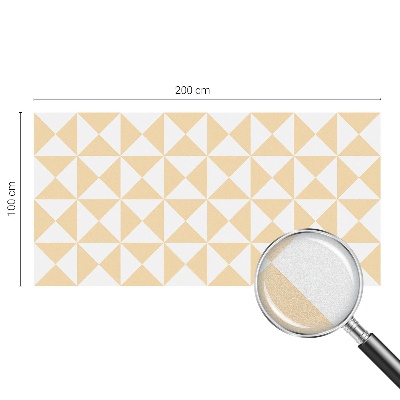 Witraż przyklejany na okno folia matowa Geometryczne trójkąty