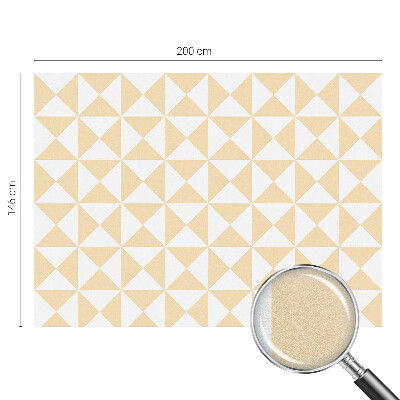 Witraż przyklejany na okno folia matowa Geometryczne trójkąty