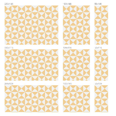 Witraż przyklejany na okno folia matowa Geometryczne trójkąty