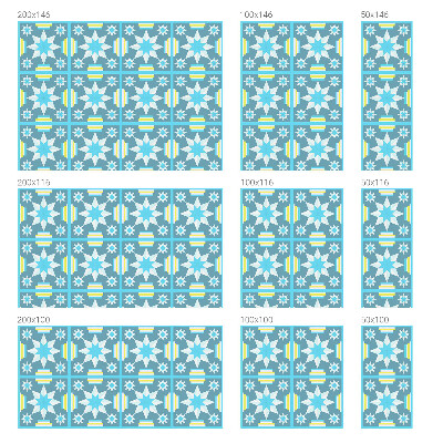 Folia okienna dekoracyjna witraż Gwiaździsty wzór