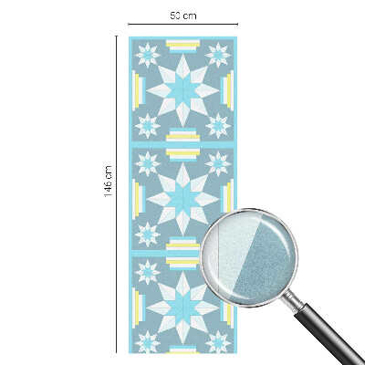 Folia okienna dekoracyjna witraż Gwiaździsty wzór