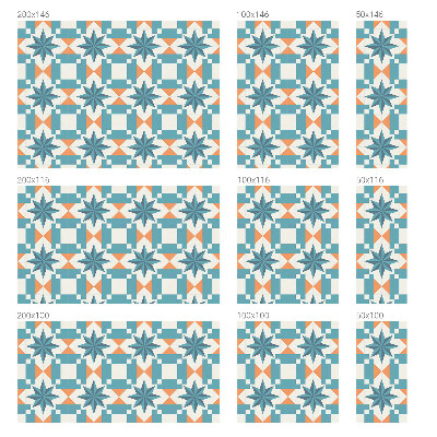 Witraż przyklejany na okno folia matowa Niebieskie gwiazdy