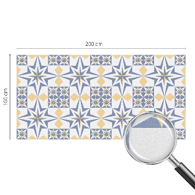 Naklejka witraż na szybę mleczna Wzór gwiazdy