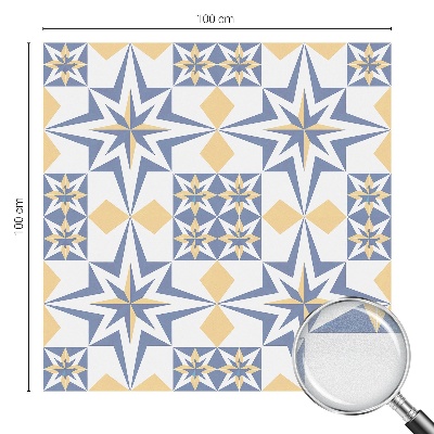 Naklejka witraż na szybę mleczna Wzór gwiazdy