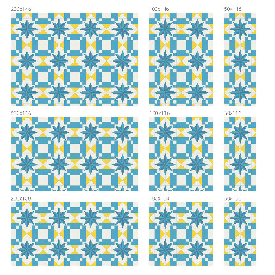 Folia okienna dekoracyjna witraż Niebieskie gwiazdy