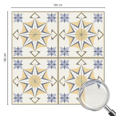 Witraż przyklejany na okno folia matowa Gwiazdy geometryczne