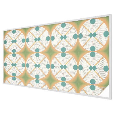 Witraż przyklejany na okno folia matowa Geometryczna harmonia