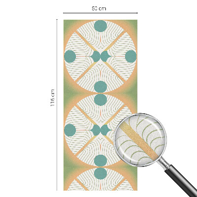 Witraż przyklejany na okno folia matowa Geometryczna harmonia