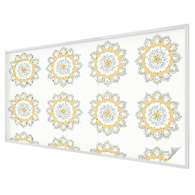 Witraż przyklejany na okno folia matowa Kolorowe mandale