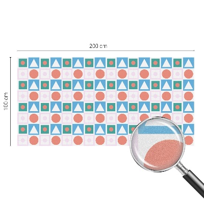 Folia mleczna na okno wzór witraż Abstrakcyjne wzory