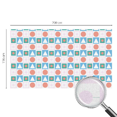 Folia mleczna na okno wzór witraż Abstrakcyjne wzory