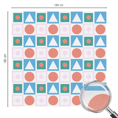 Folia mleczna na okno wzór witraż Abstrakcyjne wzory