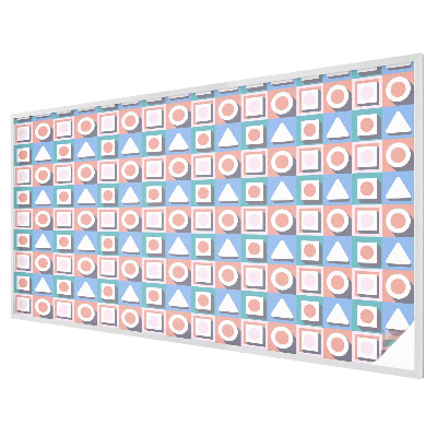 Naklejka witraż na szybę mleczna Geometryczne wzory