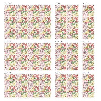 Folia okienna dekoracyjna witraż Kwiatowe ornamenty