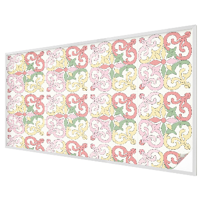 Folia okienna dekoracyjna witraż Kwiatowe ornamenty