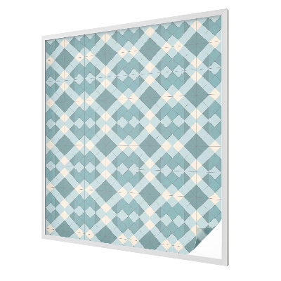 Naklejka witraż na szybę mleczna Geometryczne wzory