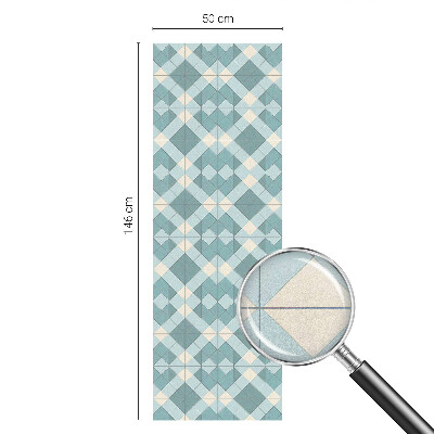 Naklejka witraż na szybę mleczna Geometryczne wzory