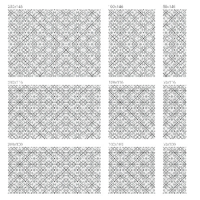 Folia okienna dekoracyjna witraż Geometryczne wzory