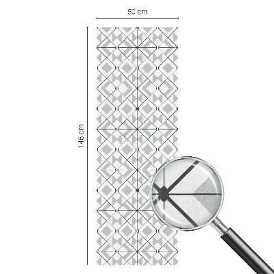 Folia okienna dekoracyjna witraż Geometryczne wzory