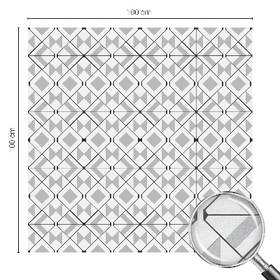 Folia okienna dekoracyjna witraż Geometryczne wzory